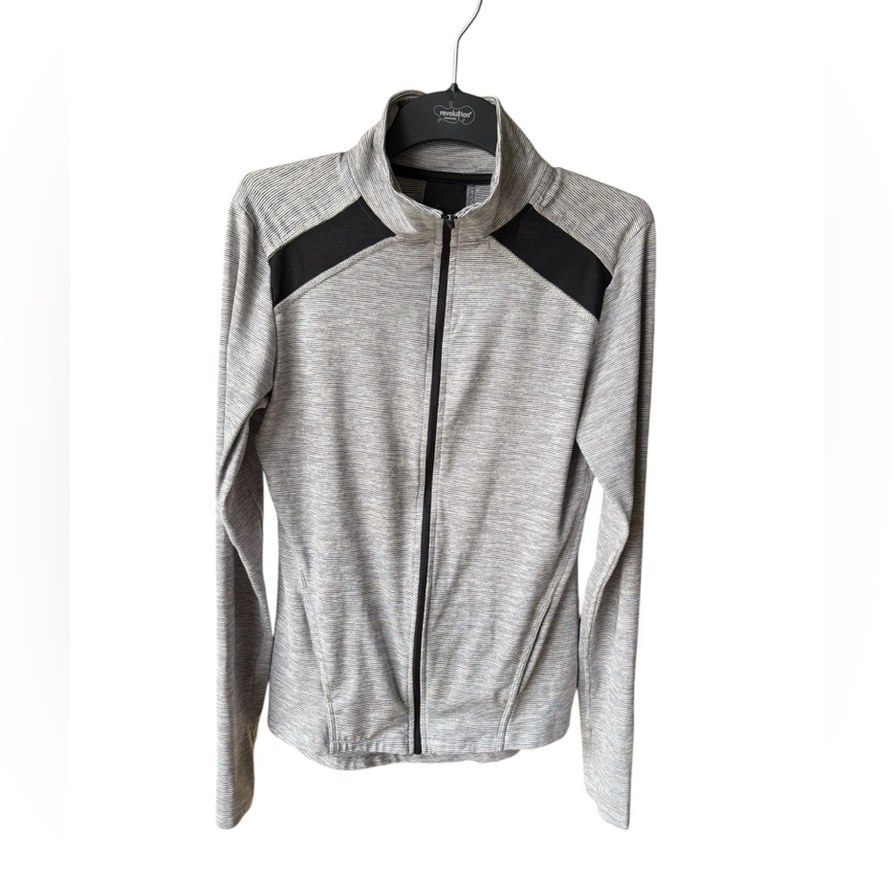 C9 by Champion Women’s Gray and Black Zip-Up Jacket Sz S